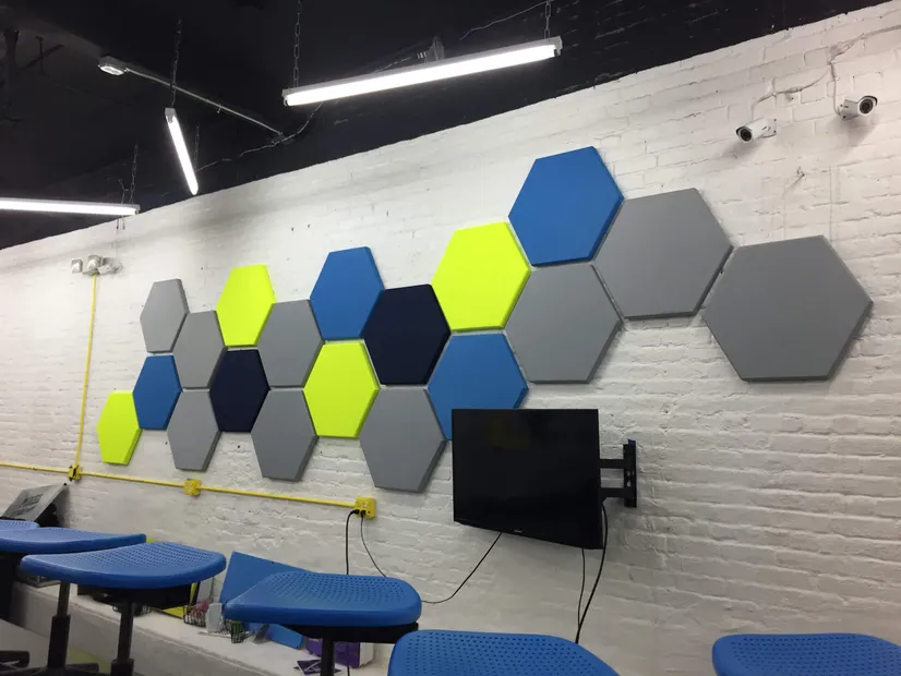 Computer Lab Hexagon Pattern